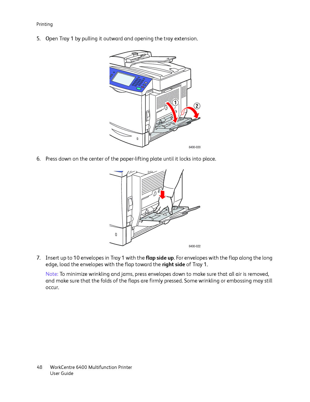 Xerox manual 6400-020 