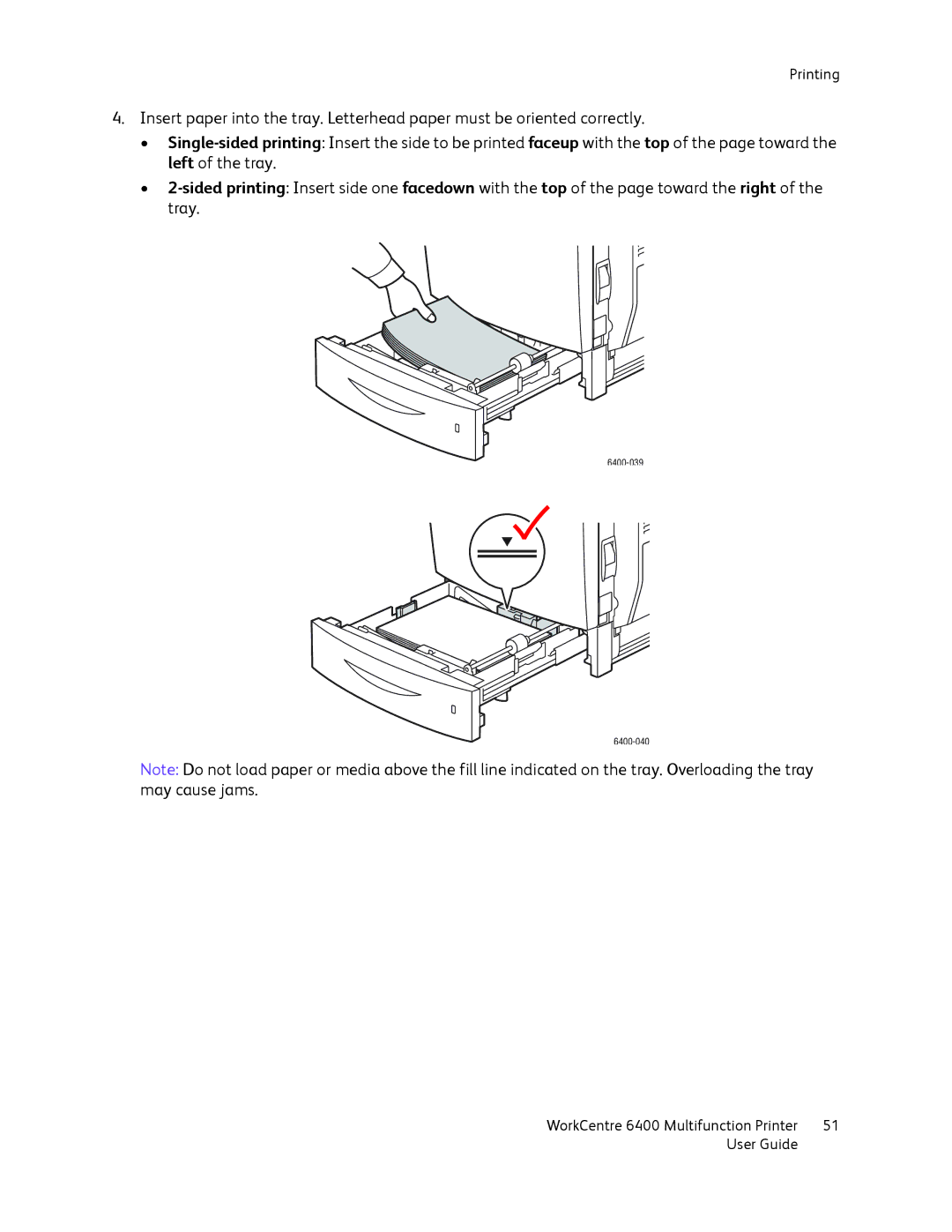 Xerox manual 6400-039 6400-040 