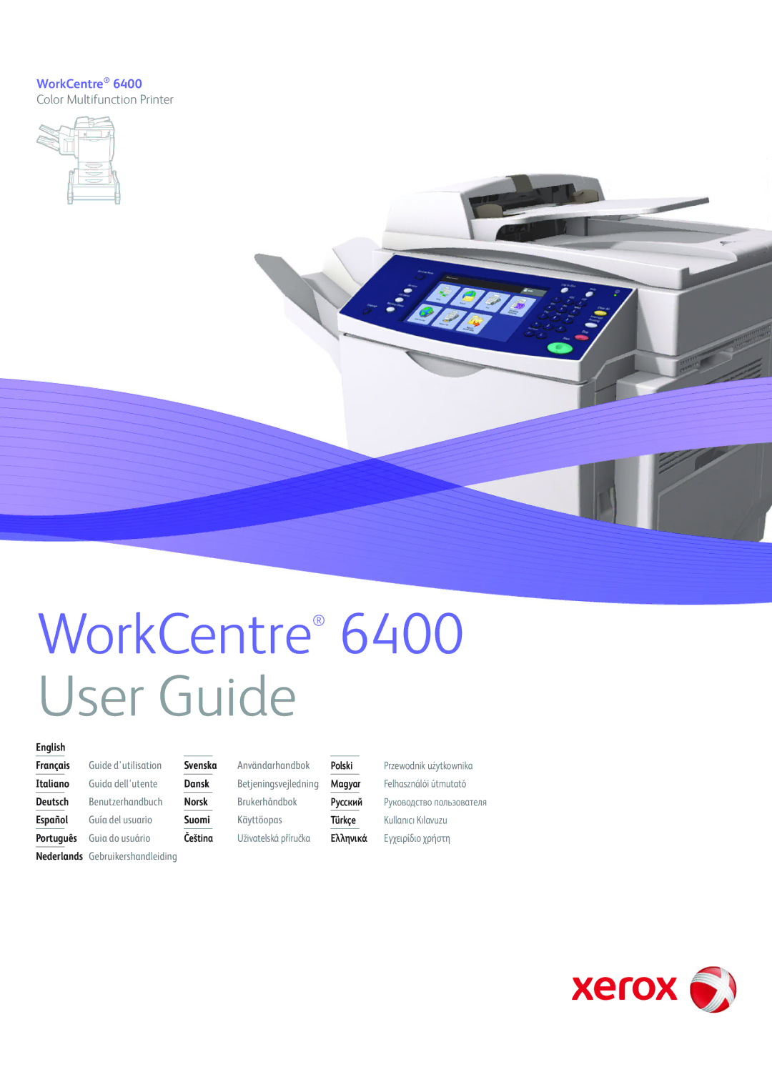 Xerox 6400 manual User Guide 