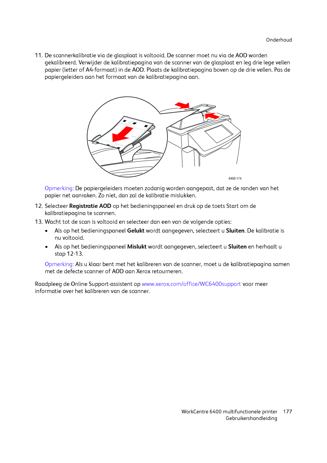 Xerox 6400 manual 177 