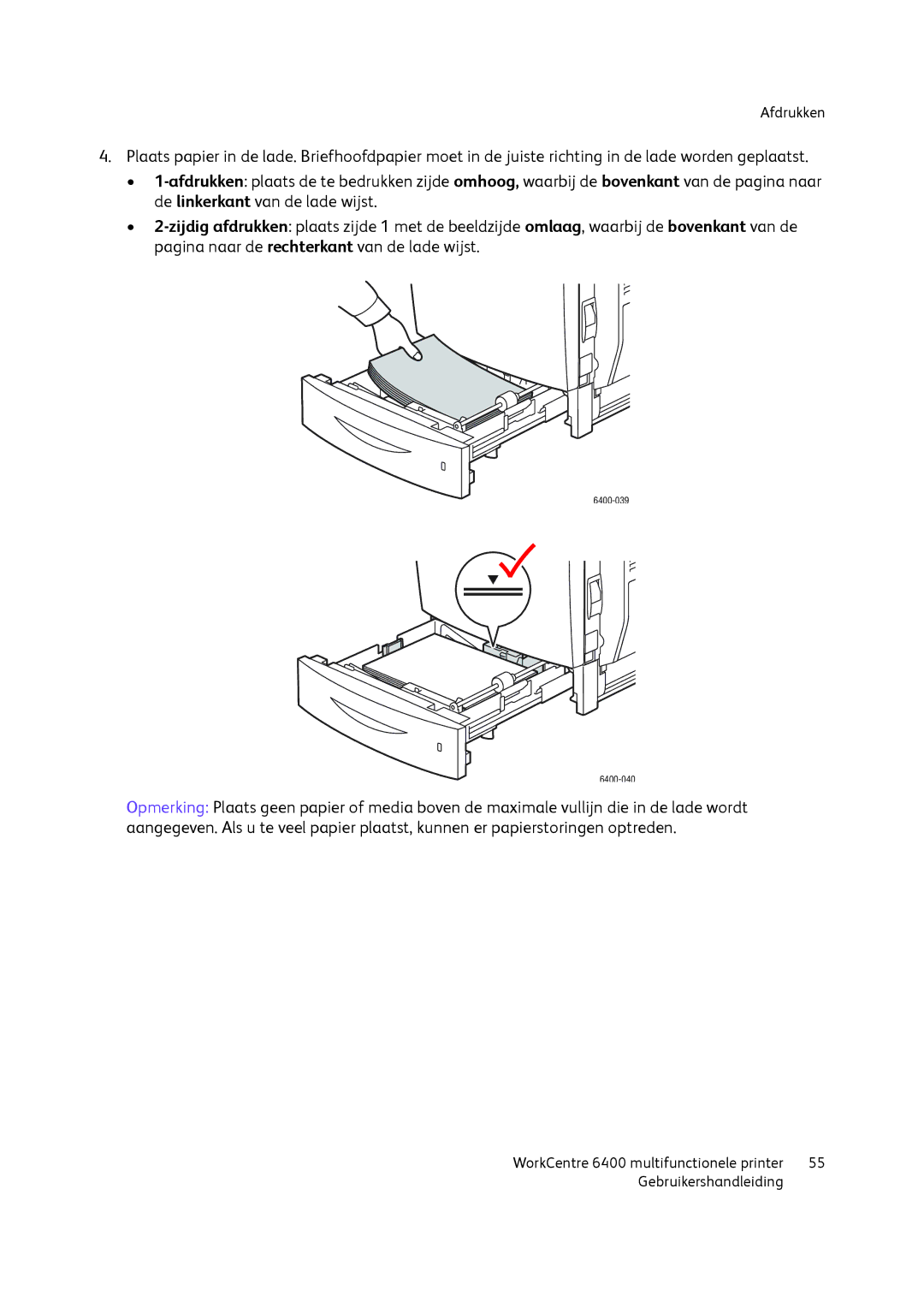 Xerox manual 6400-039 6400-040 