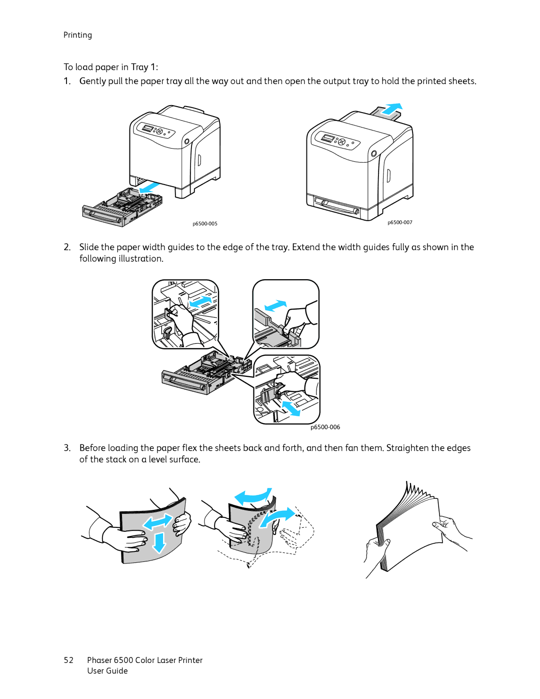 Xerox manual P6500-006 