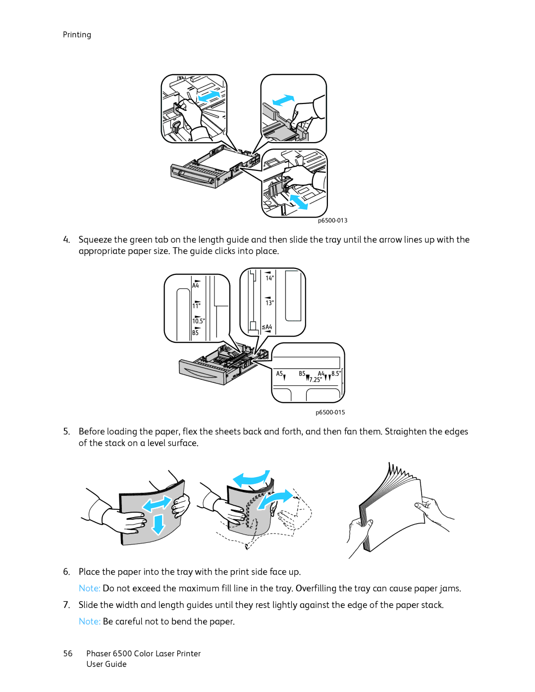 Xerox manual P6500-013 