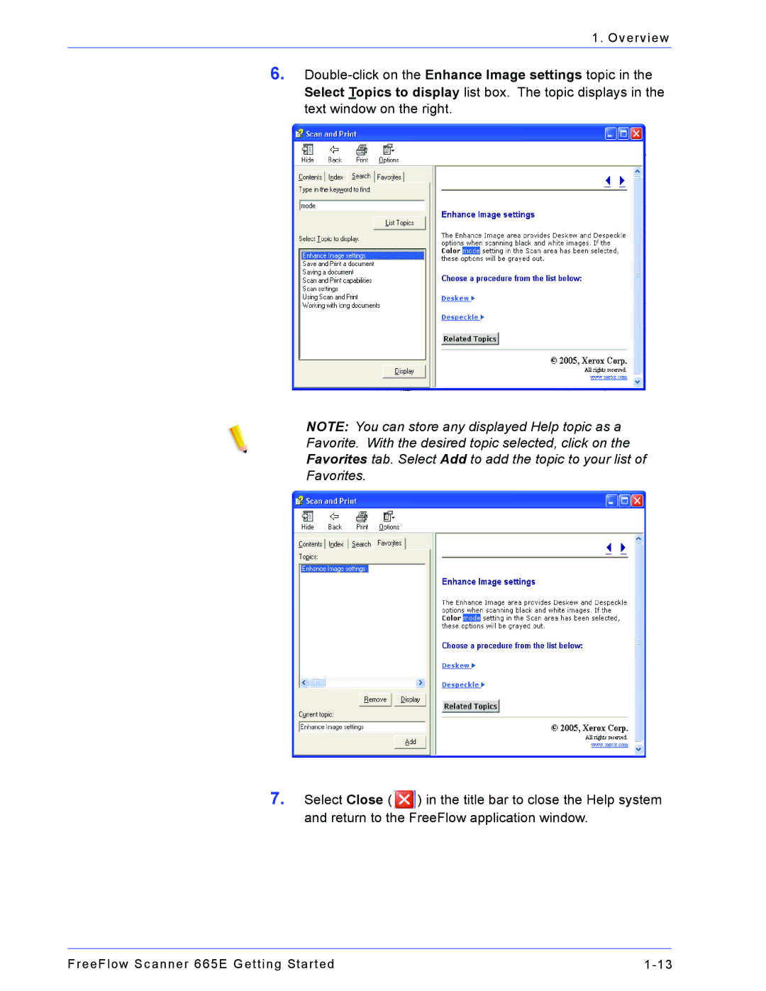 Xerox 665E manual Overview 