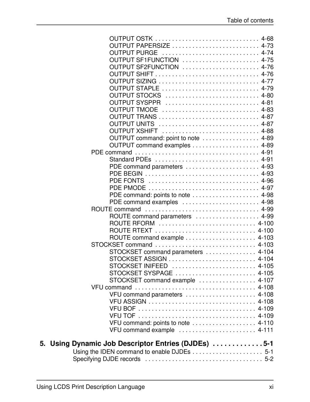 Xerox 701P21091 manual Using Dynamic Job Descriptor Entries DJDEs 