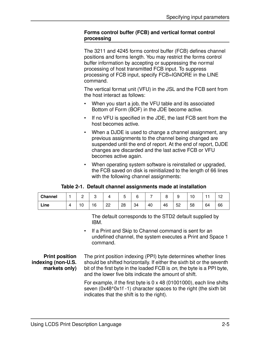 Xerox 701P21091 manual Default channel assignments made at installation, Channel Line 