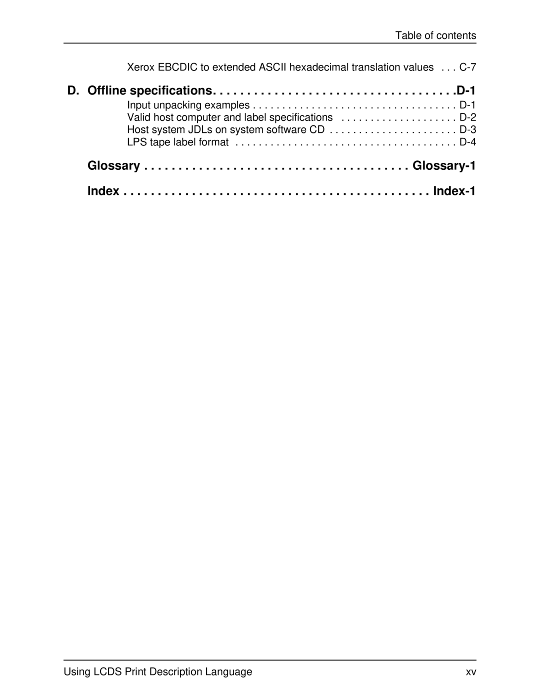 Xerox 701P21091 manual Using Lcds Print Description Language 