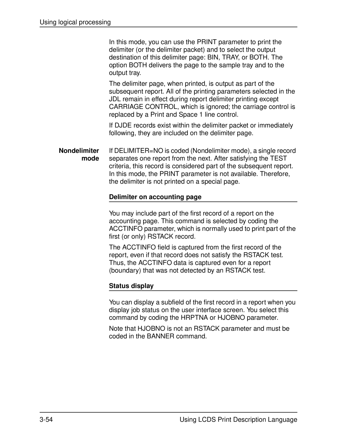 Xerox 701P21091 manual Delimiter on accounting, Status display 