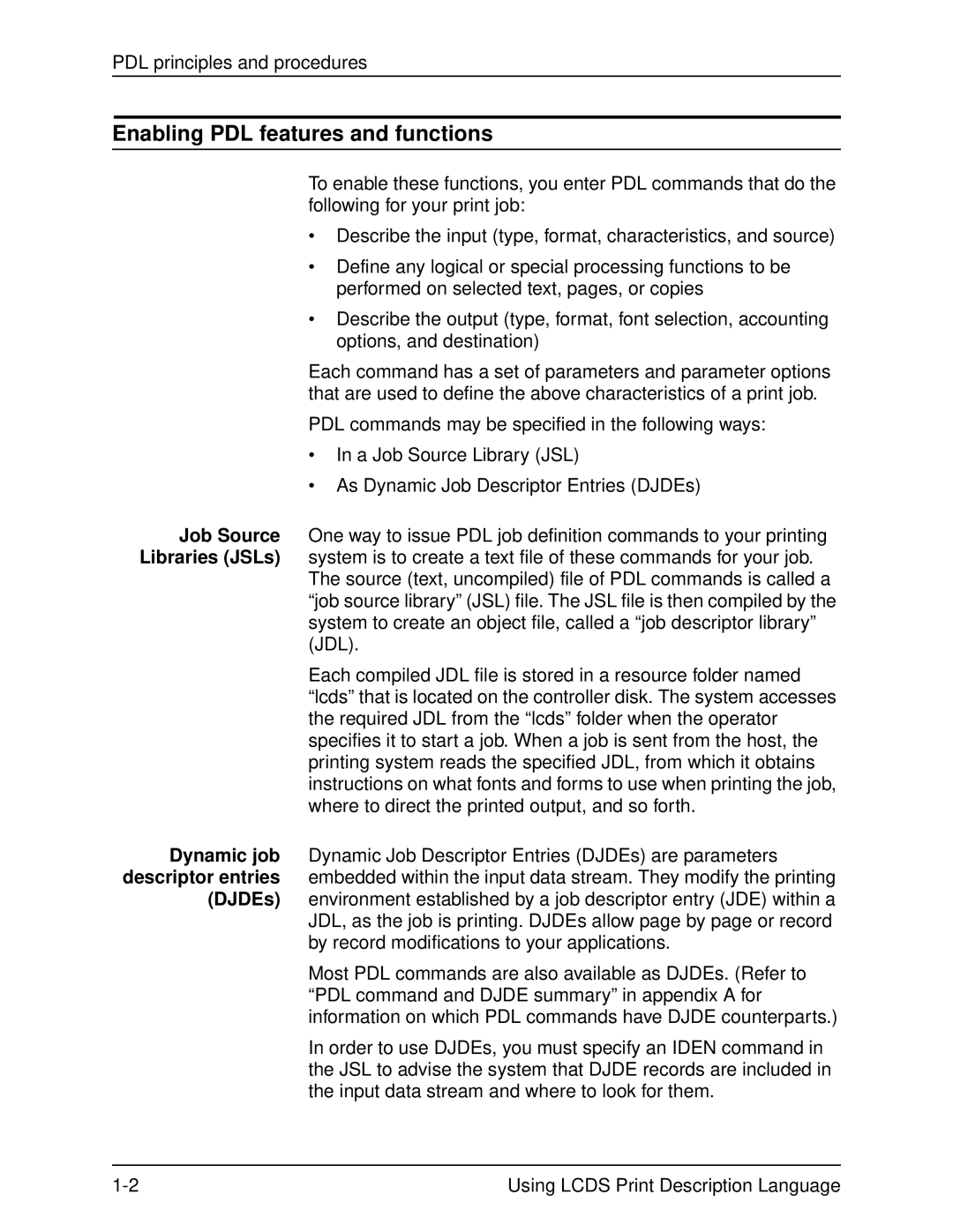 Xerox 701P21091 manual Enabling PDL features and functions 