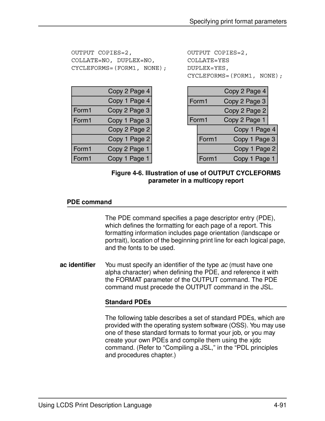 Xerox 701P21091 manual Standard PDEs 