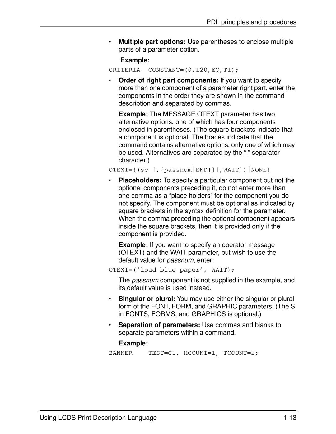 Xerox 701P21091 manual Criteria CONSTANT=0,120,EQ,T1 