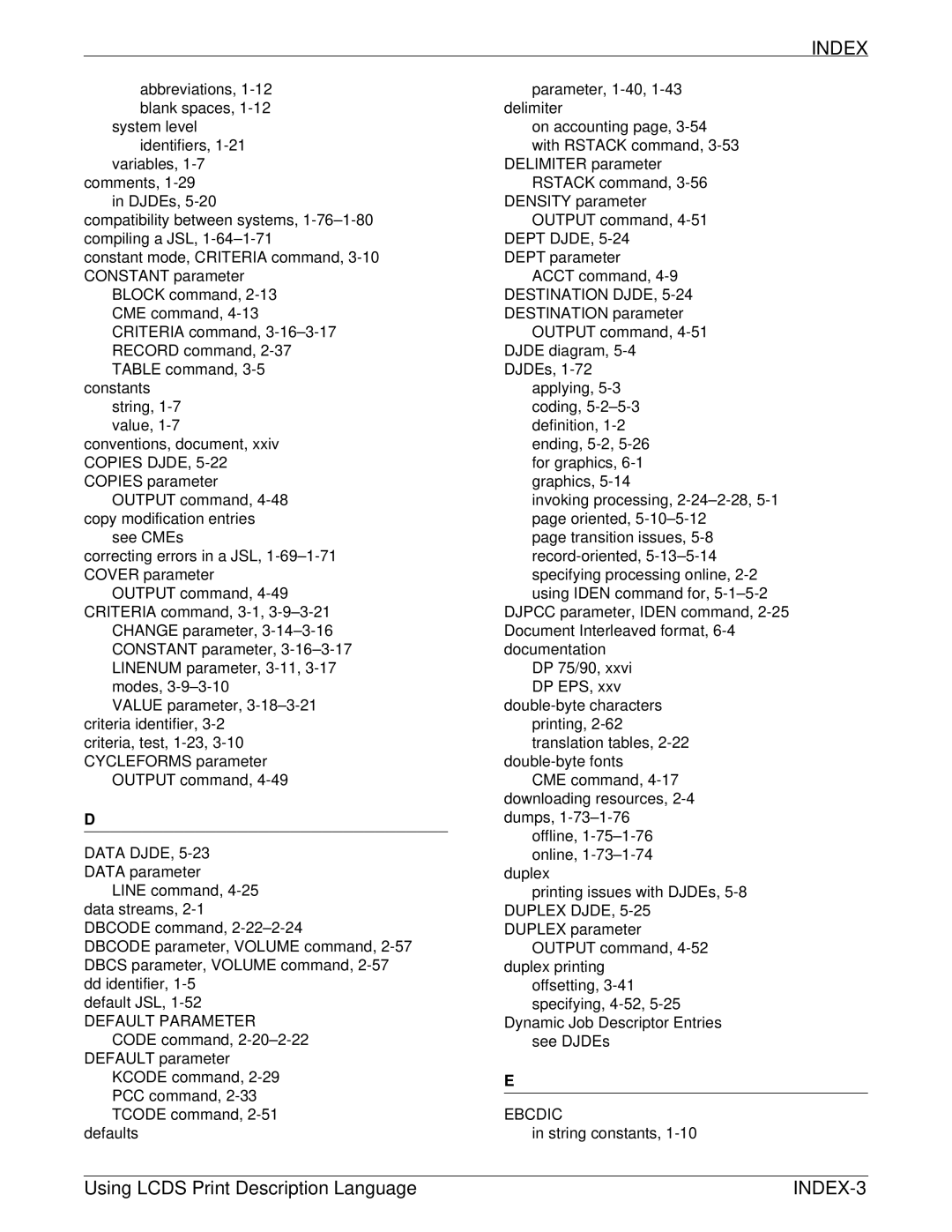 Xerox 701P21091 manual Destination Djde, Copies Djde, Duplex Djde, Default Parameter 