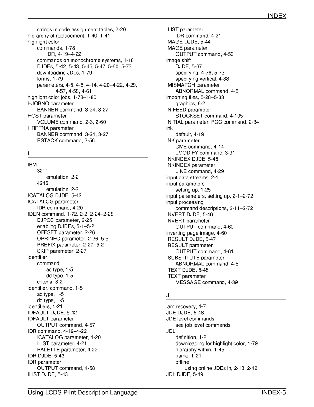 Xerox 701P21091 manual Ibm, Jdl 