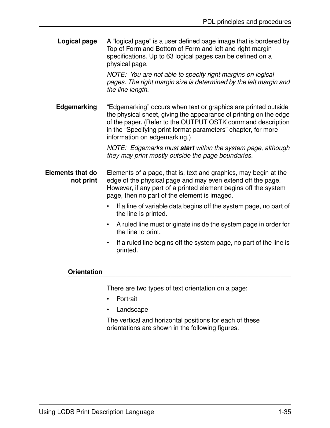 Xerox 701P21091 manual Orientation 