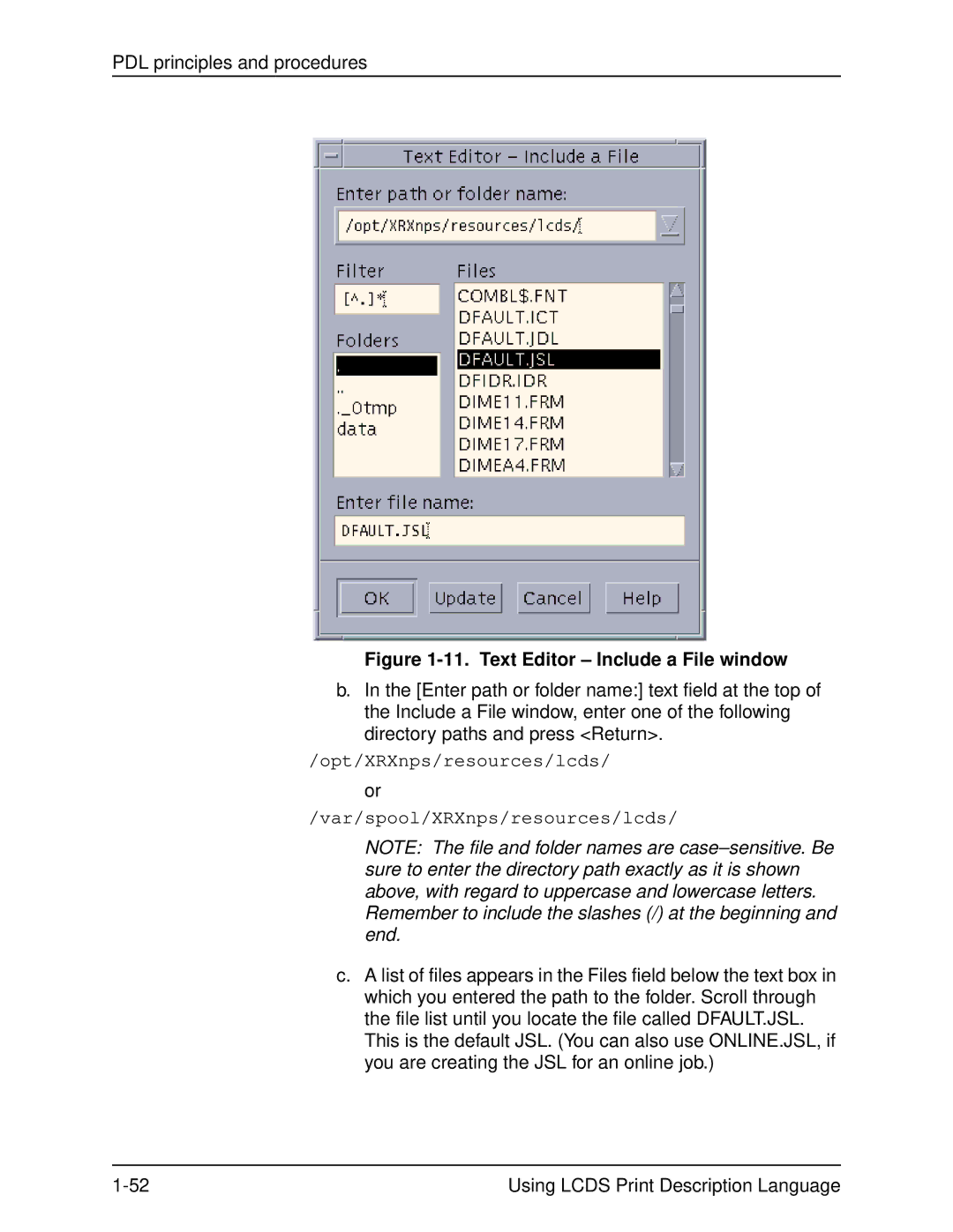 Xerox 701P21091 manual Text Editor Include a File window 