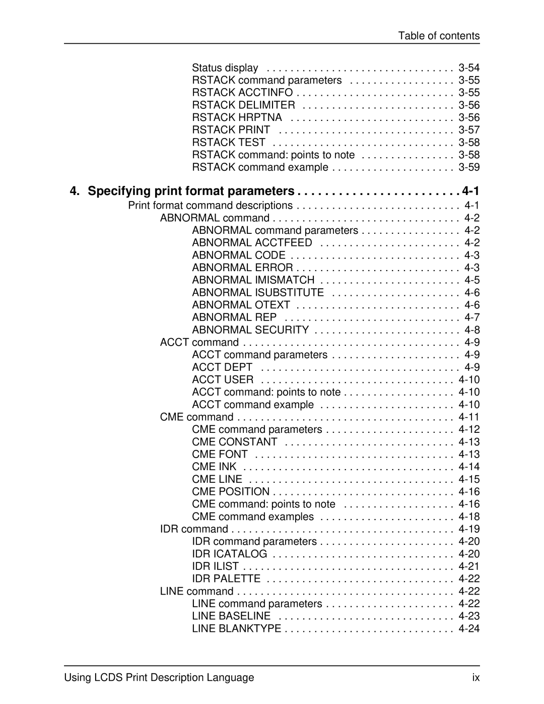 Xerox 701P21091 manual Specifying print format parameters 