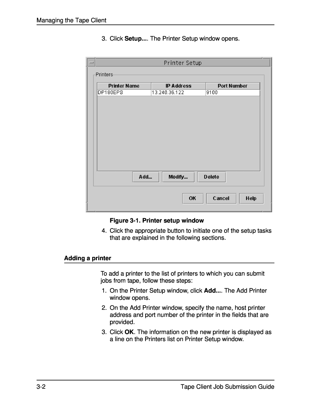 Xerox 701P21110 manual 1.Printer setup window, Adding a printer 