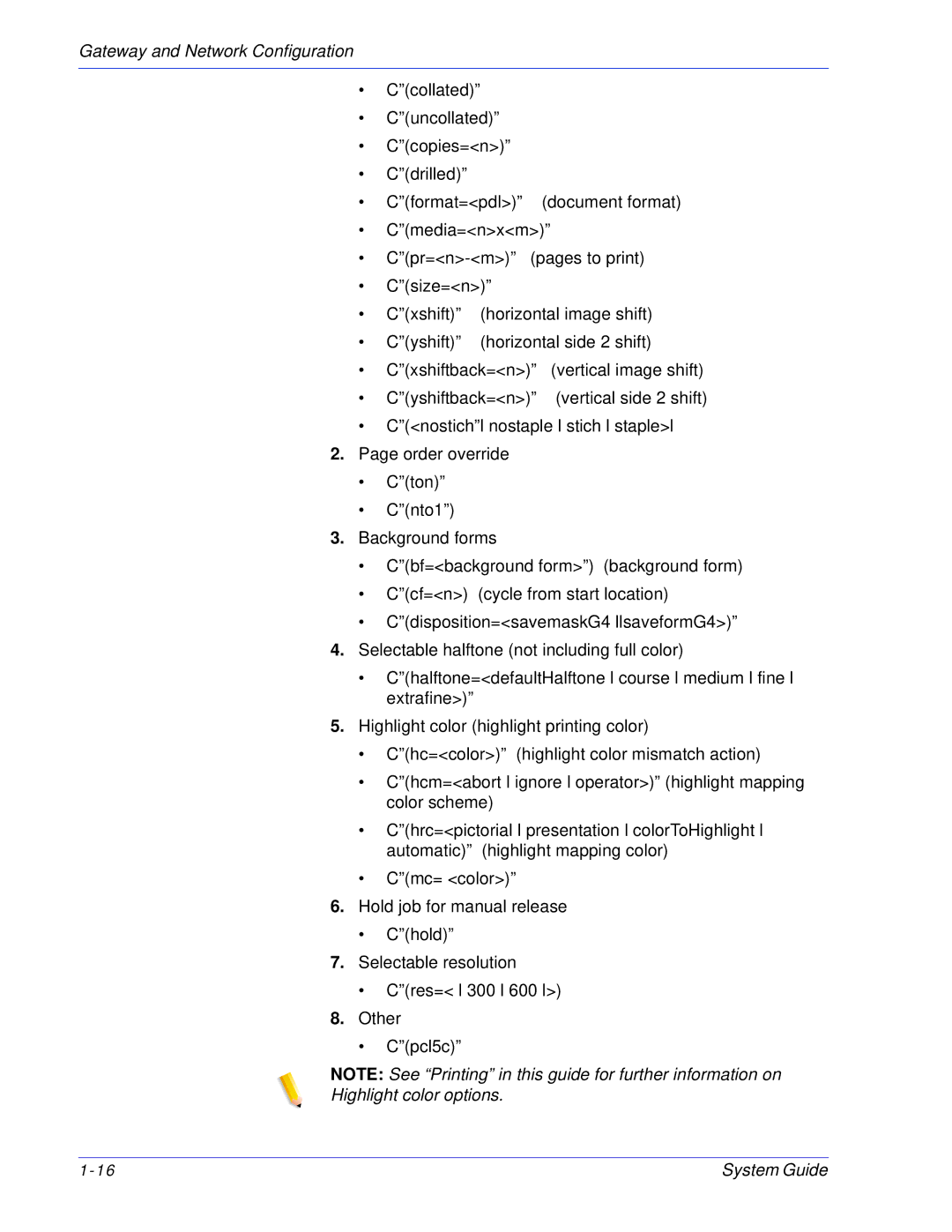 Xerox 701P25032 manual Gateway and Network Configuration 