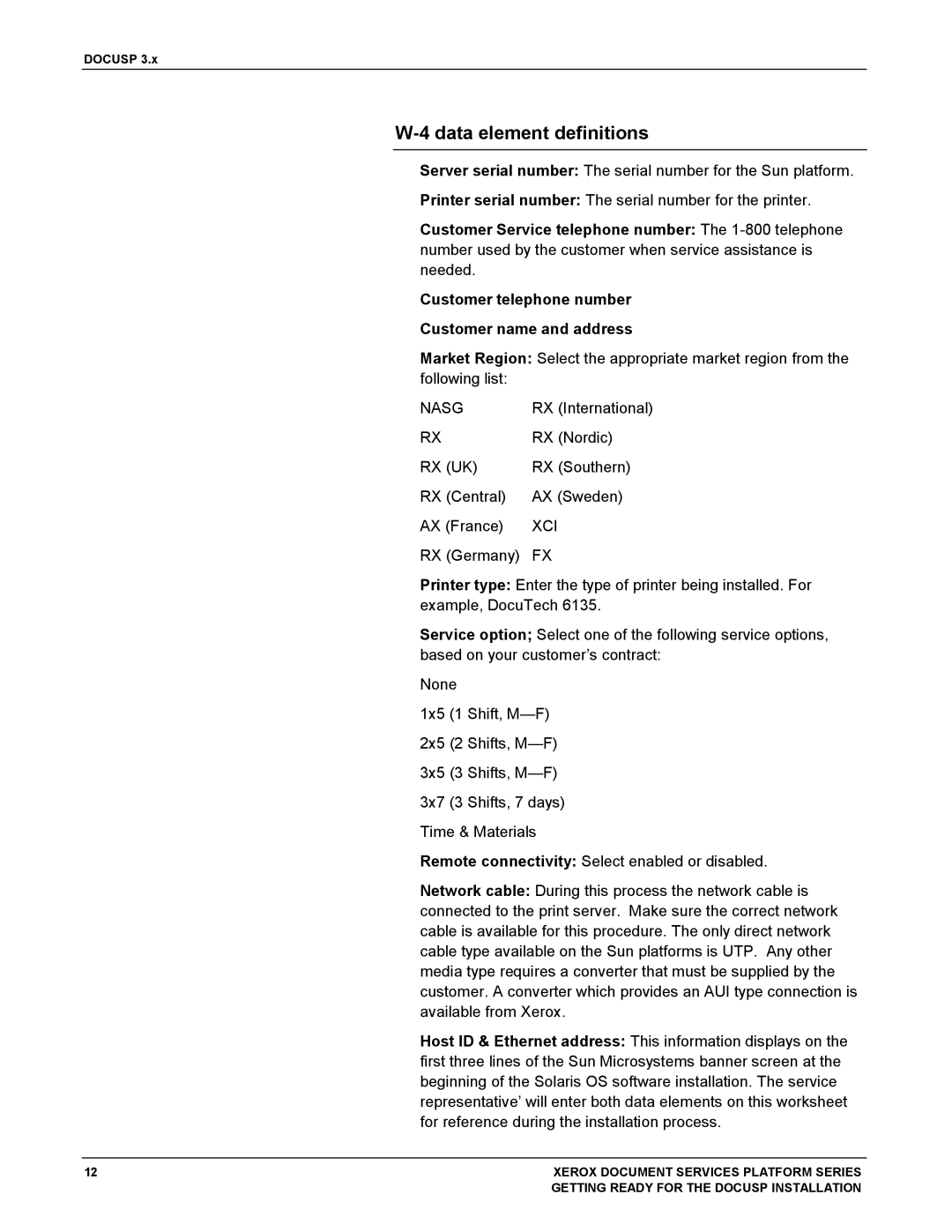 Xerox 701P38969 manual Nasg 