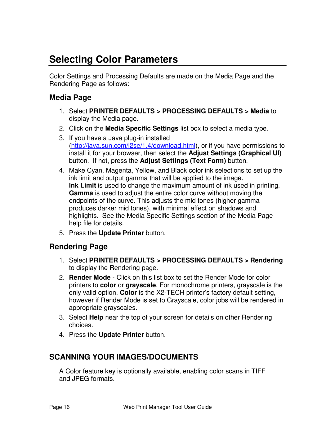 Xerox 701P39116 manual Selecting Color Parameters, Media 