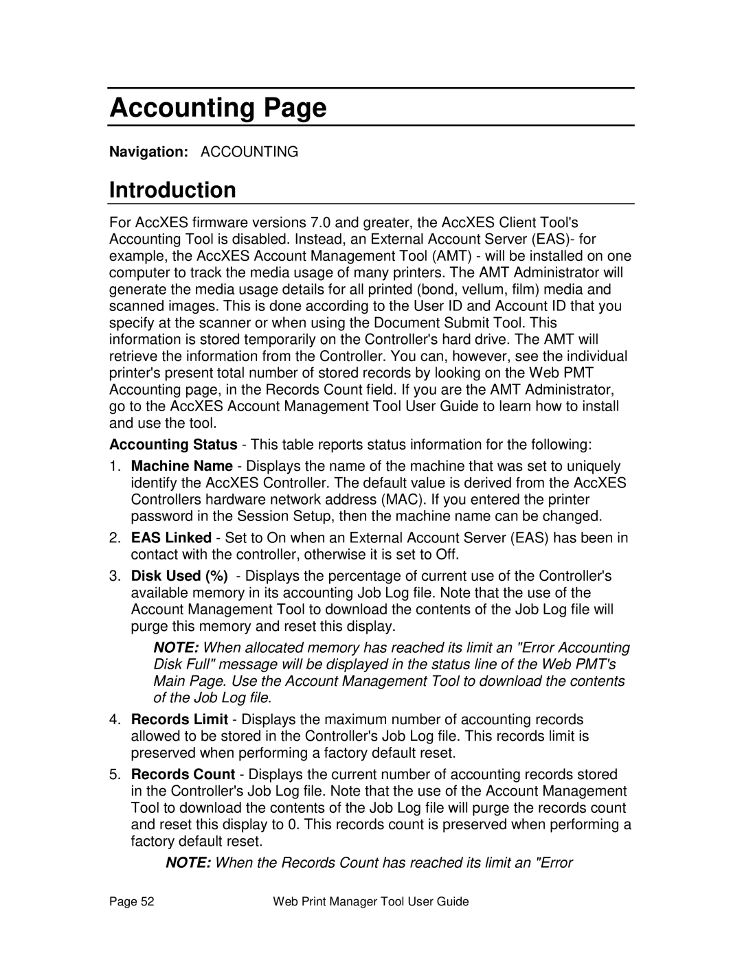 Xerox 701P39116 manual Introduction, Navigation Accounting 