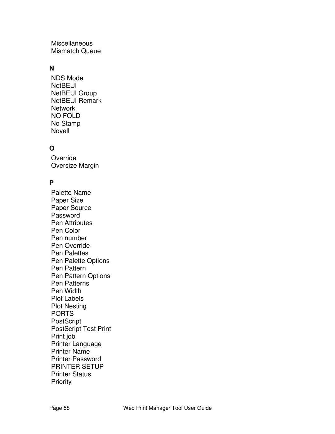 Xerox 701P39116 manual No Fold, Printer Setup 