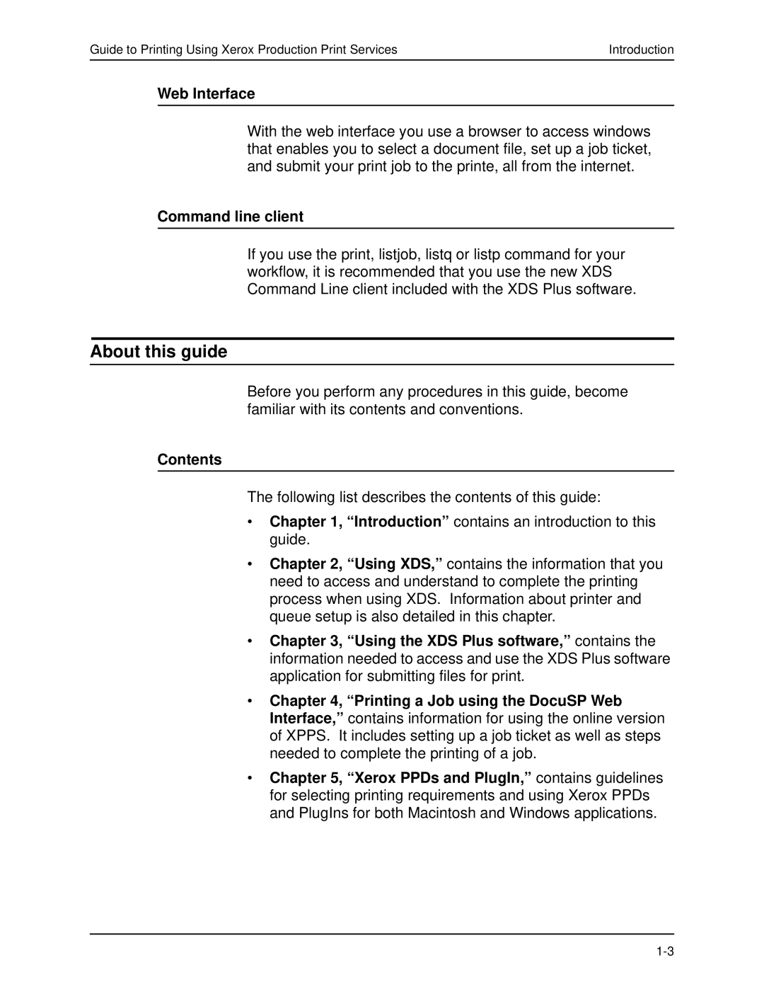 Xerox 701P40016 manual About this guide, Web Interface, Command line client, Contents 