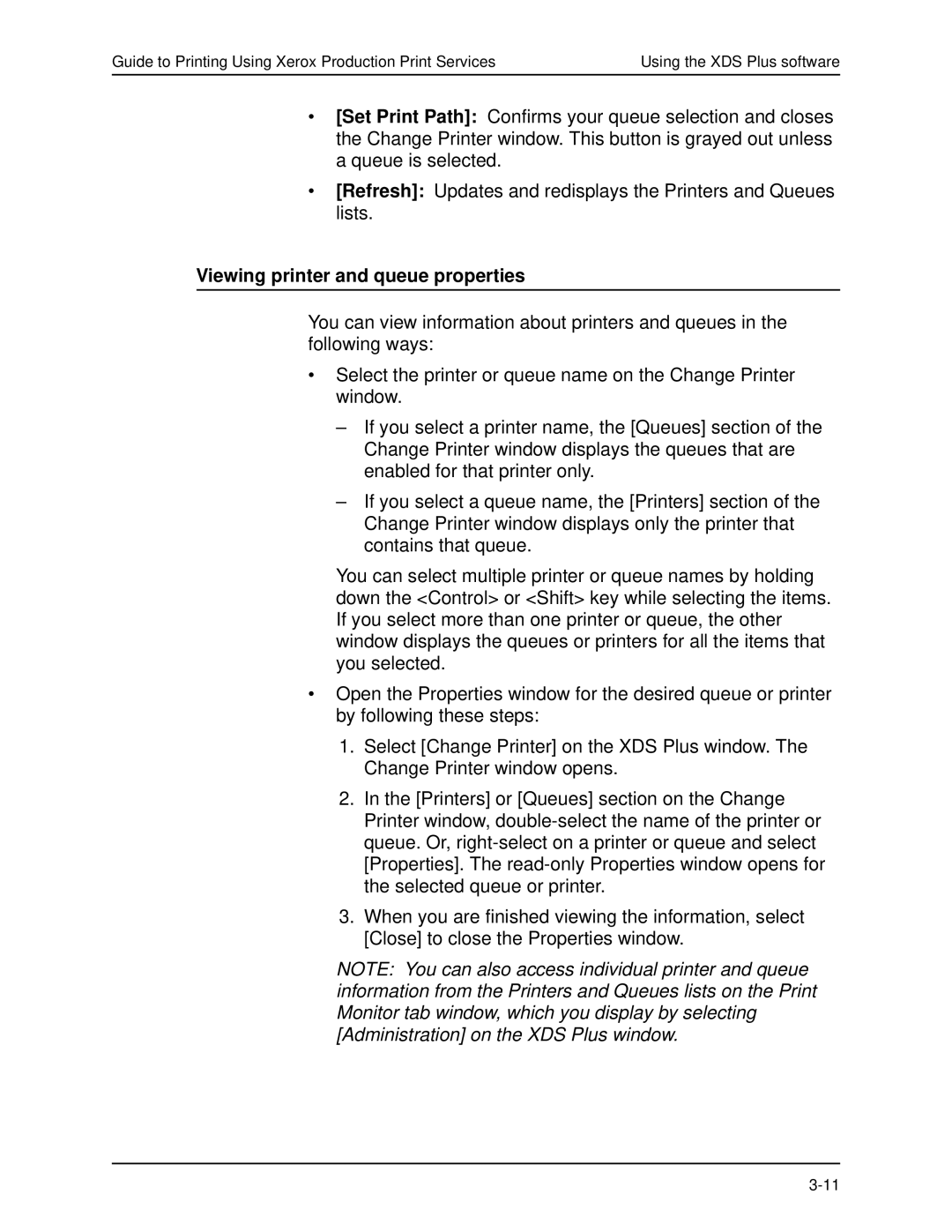 Xerox 701P40016 manual Viewing printer and queue properties 