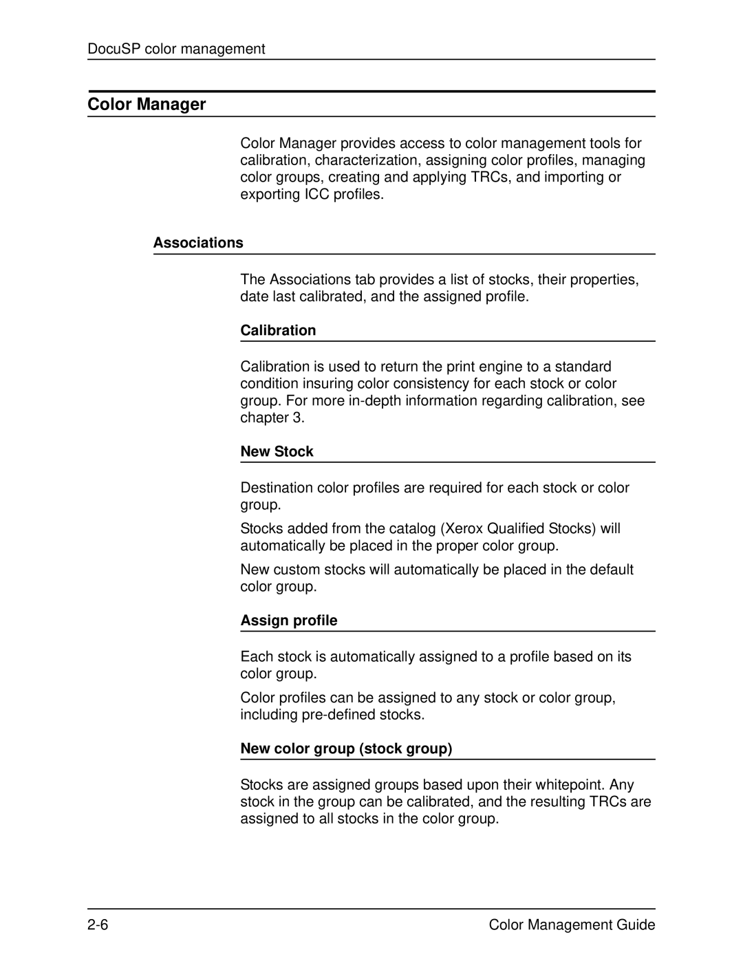 Xerox 701P40210 manual Color Manager 