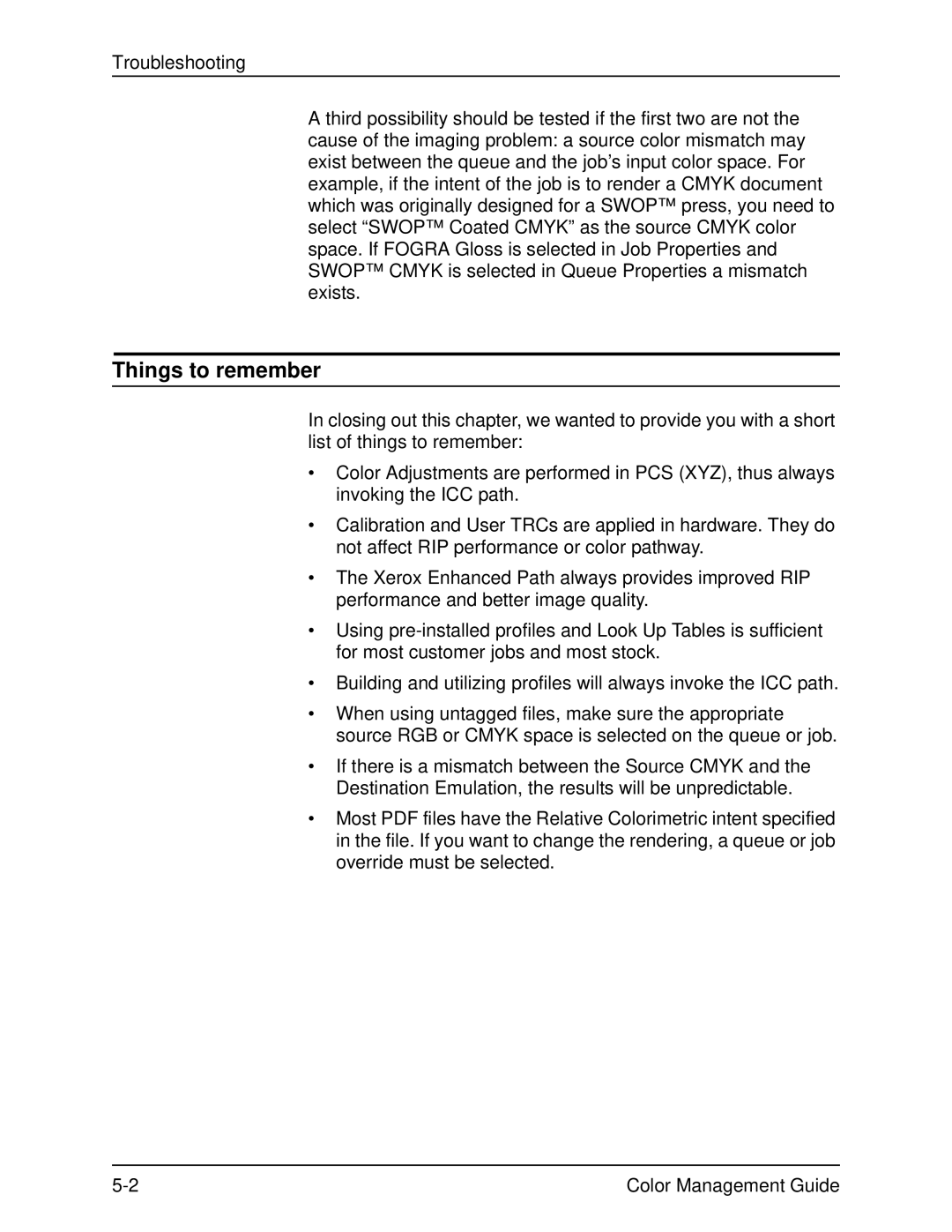 Xerox 701P40210 manual Things to remember 