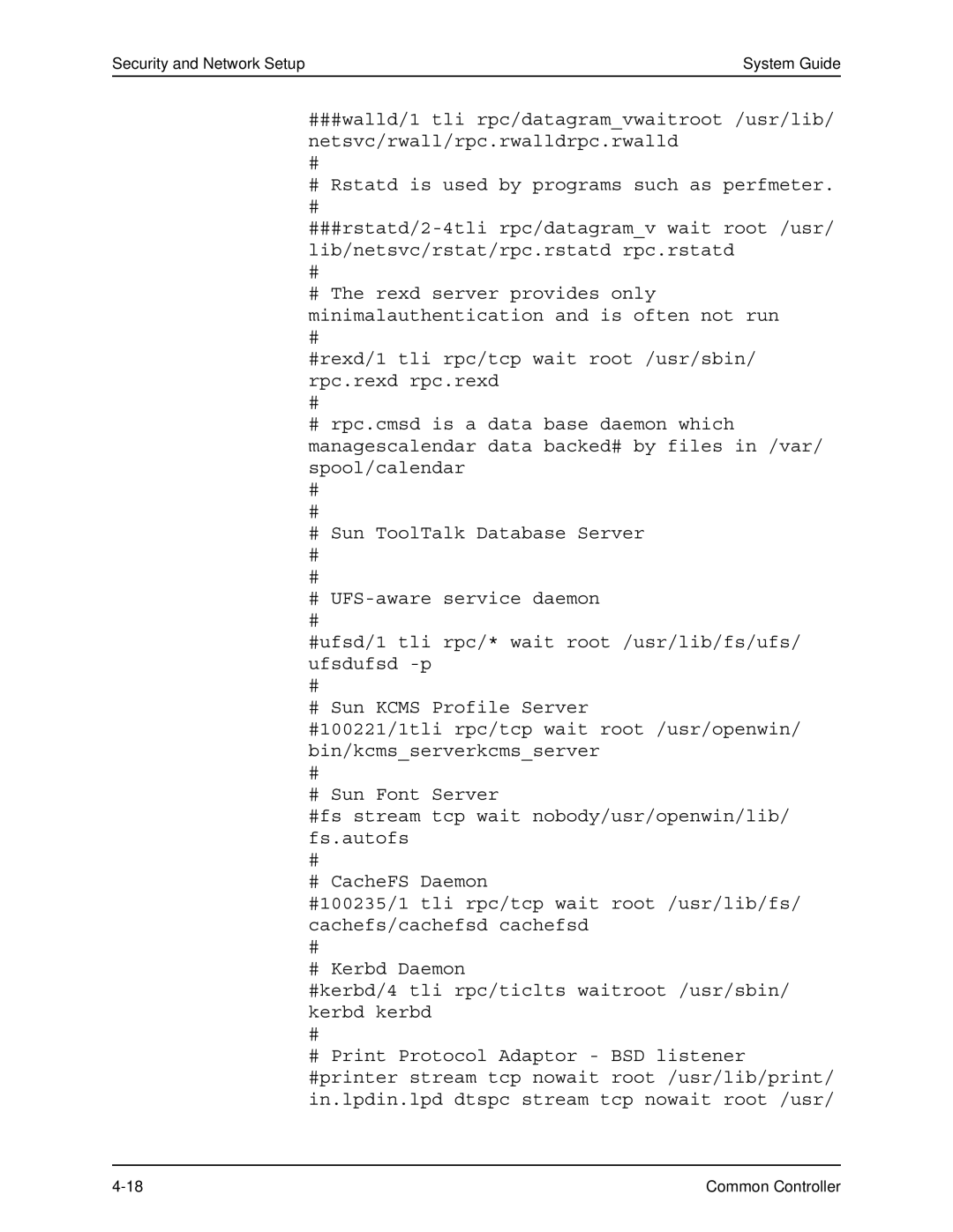 Xerox 701P40211 manual #rexd/1 tli rpc/tcp wait root /usr/sbin/ rpc.rexd rpc.rexd 