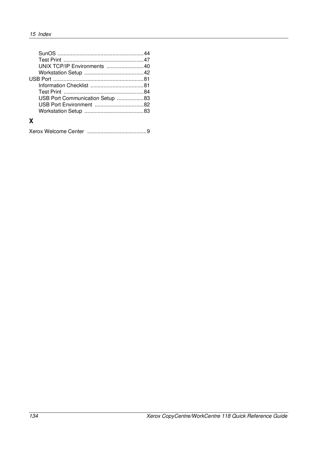 Xerox 701P42722_EN manual Xerox CopyCentre/WorkCentre 118 Quick Reference Guide 