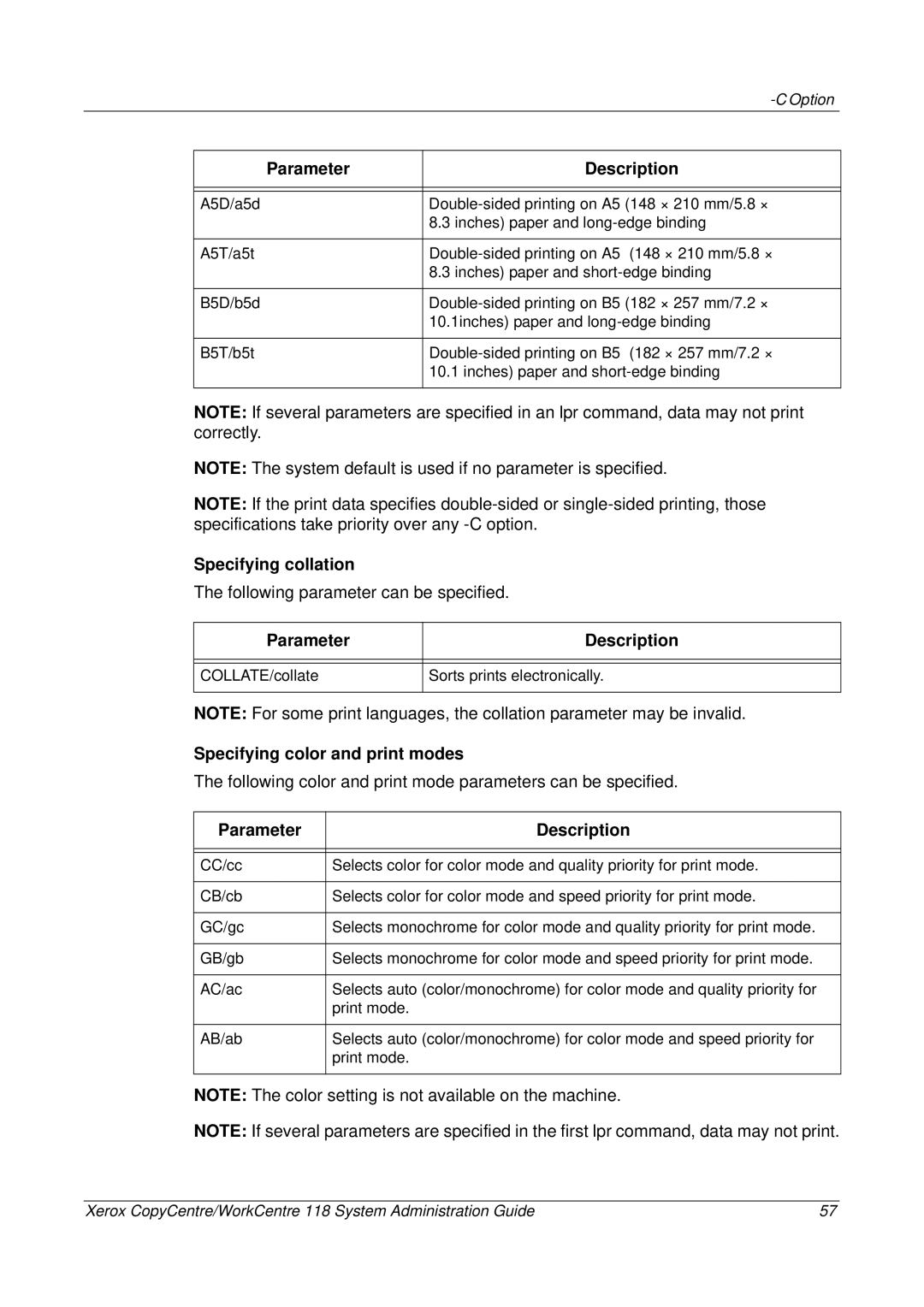 Xerox 701P42722_EN manual Specifying collation, Specifying color and print modes 