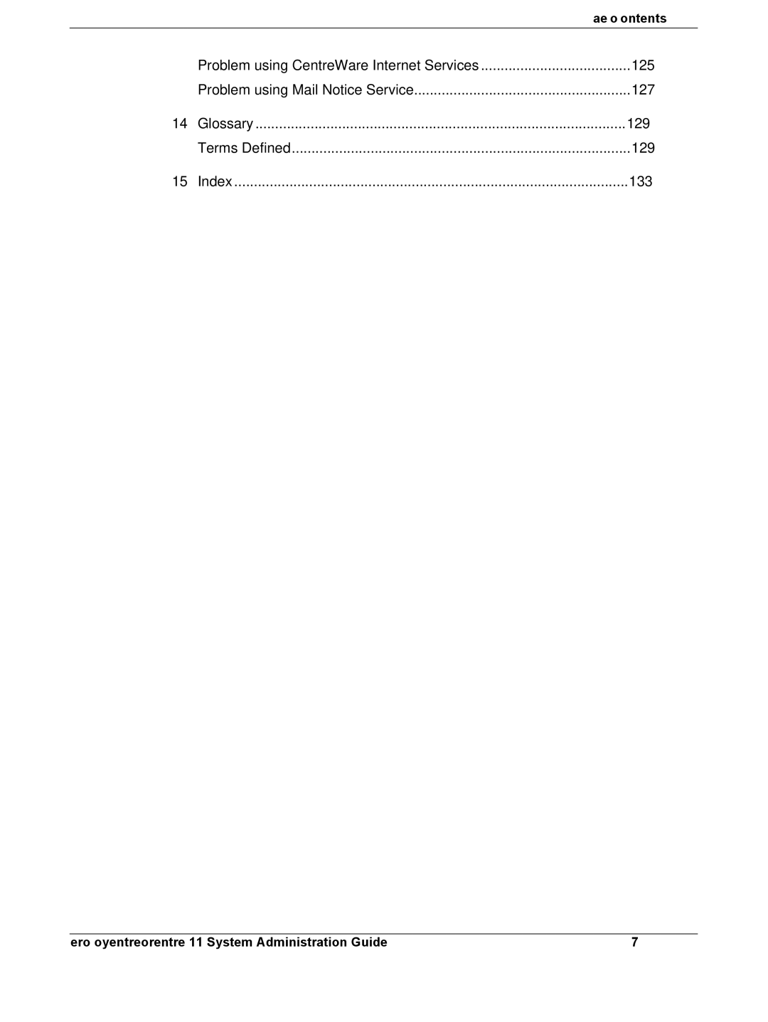 Xerox 701P42722_EN manual 129, 133 