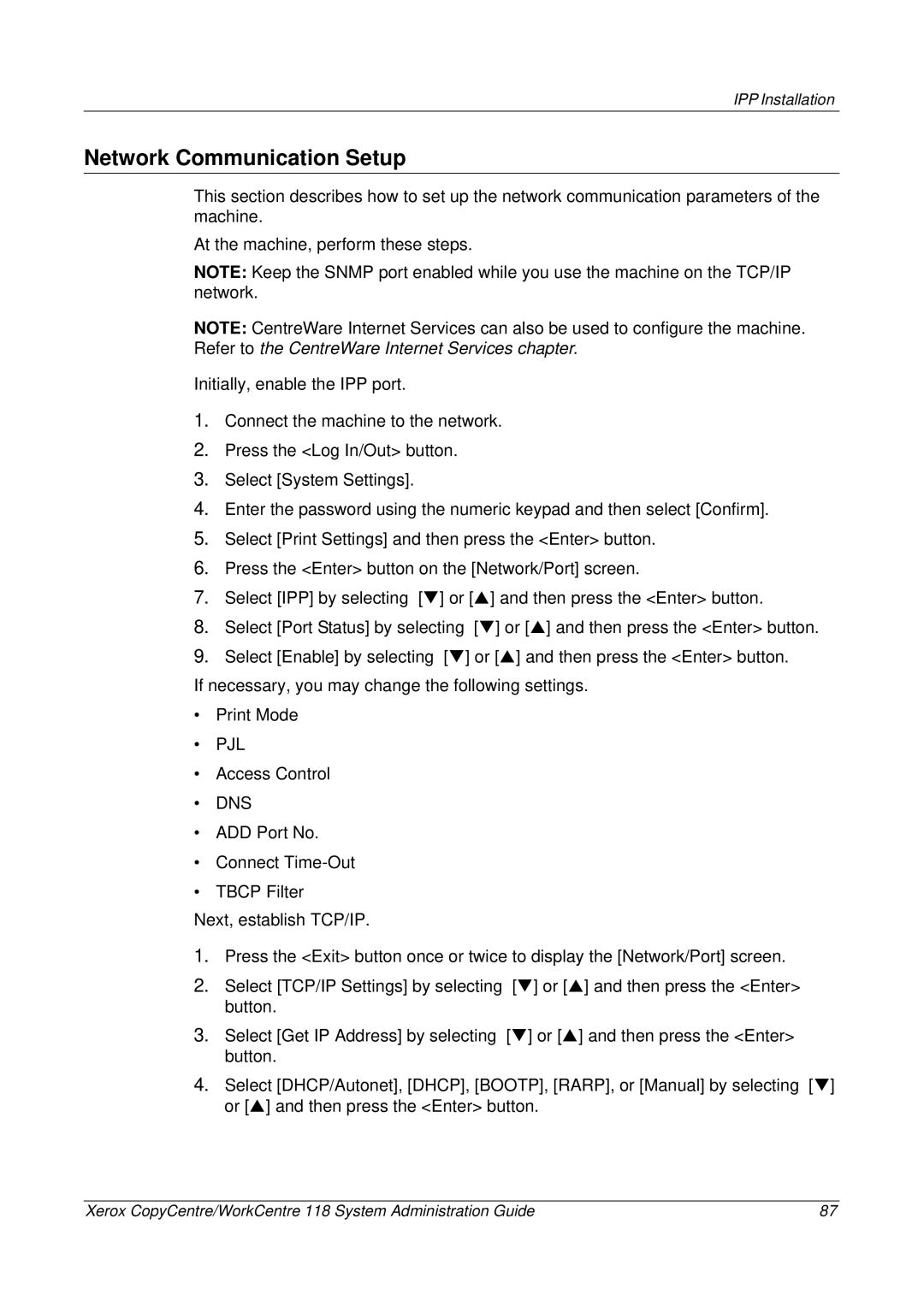 Xerox 701P42722_EN manual Dns 