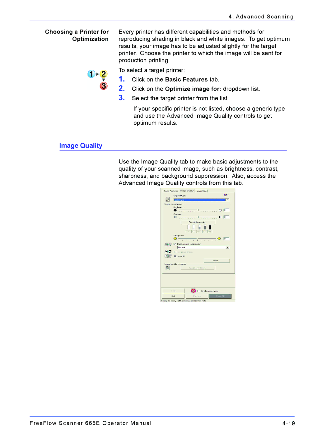 Xerox 701P44148 manual Image Quality 