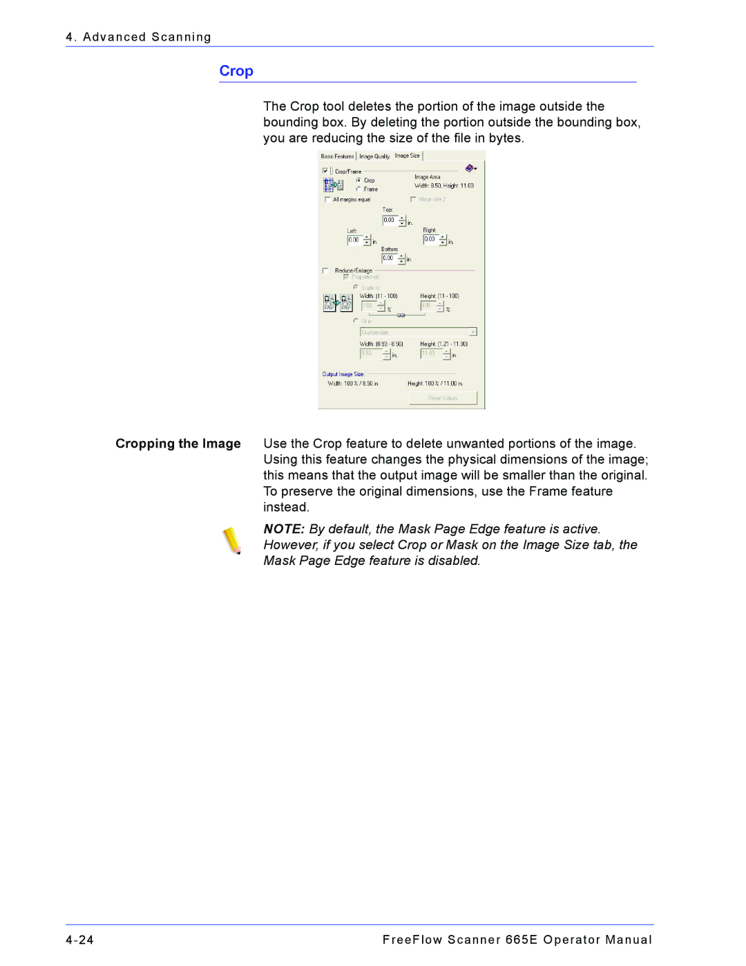 Xerox 701P44148 manual Crop 