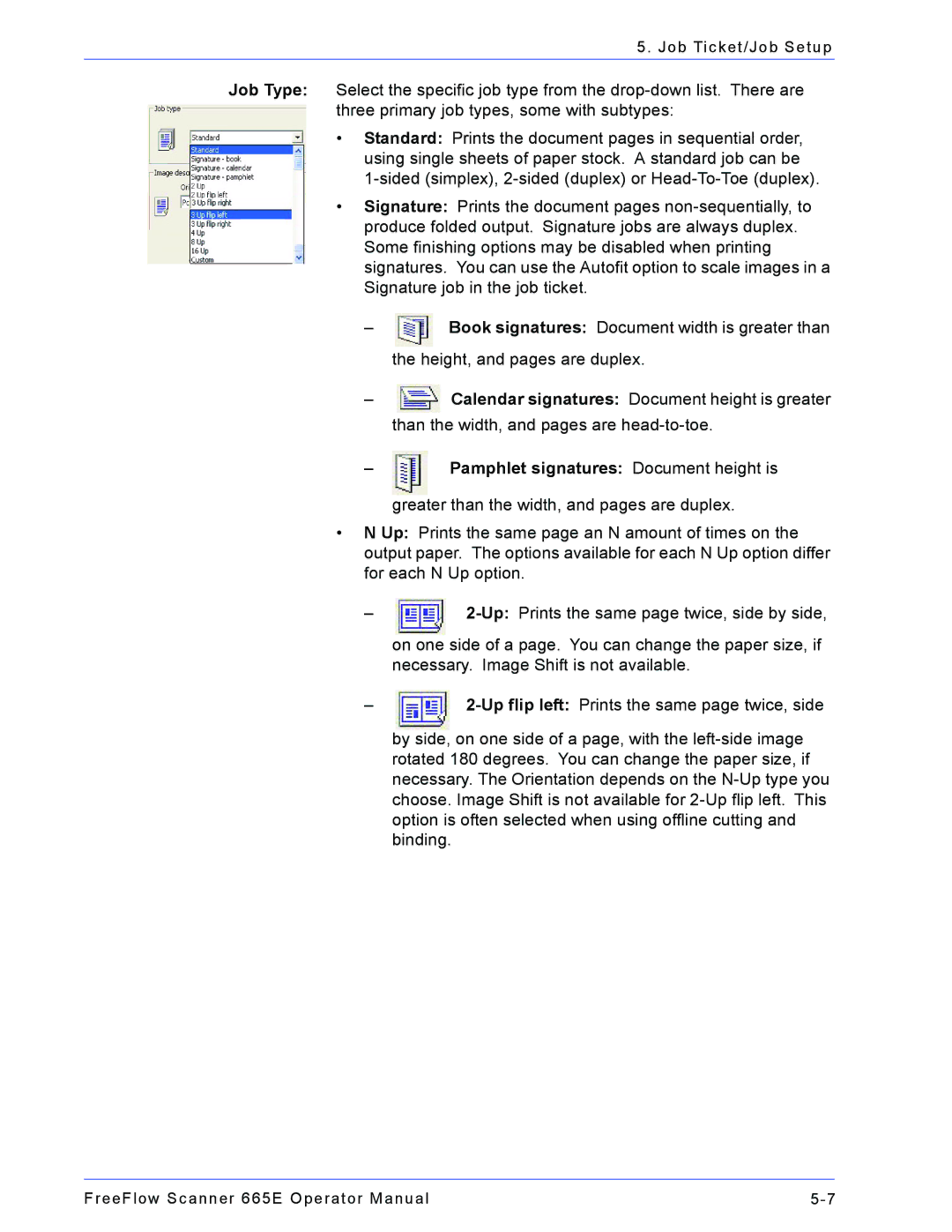 Xerox 701P44148 manual Pamphlet signatures Document height is 