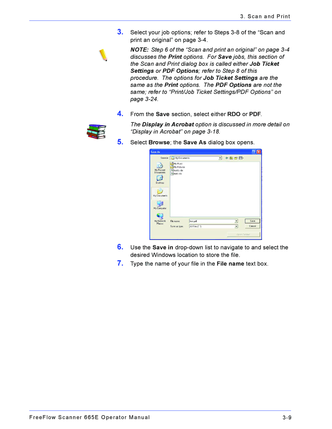 Xerox 701P44148 manual Scan and Print 