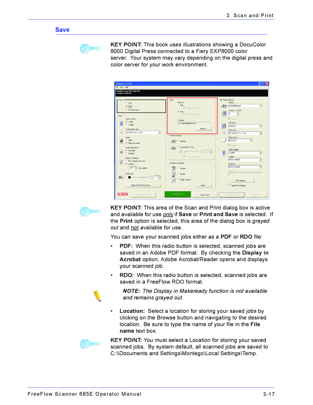 Xerox 701P44148 manual Save 