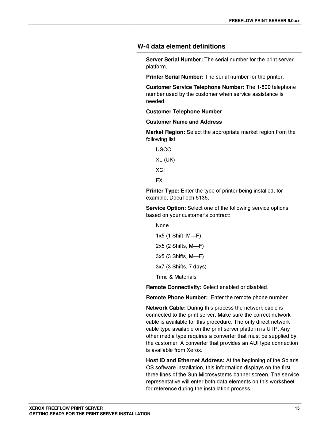 Xerox 701P46985 manual Usco XL UK XCI 