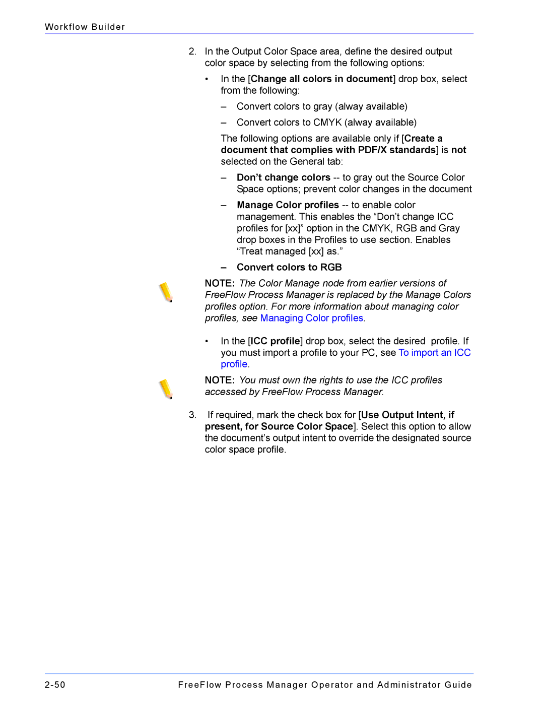 Xerox 701P47169 manual Convert colors to RGB 