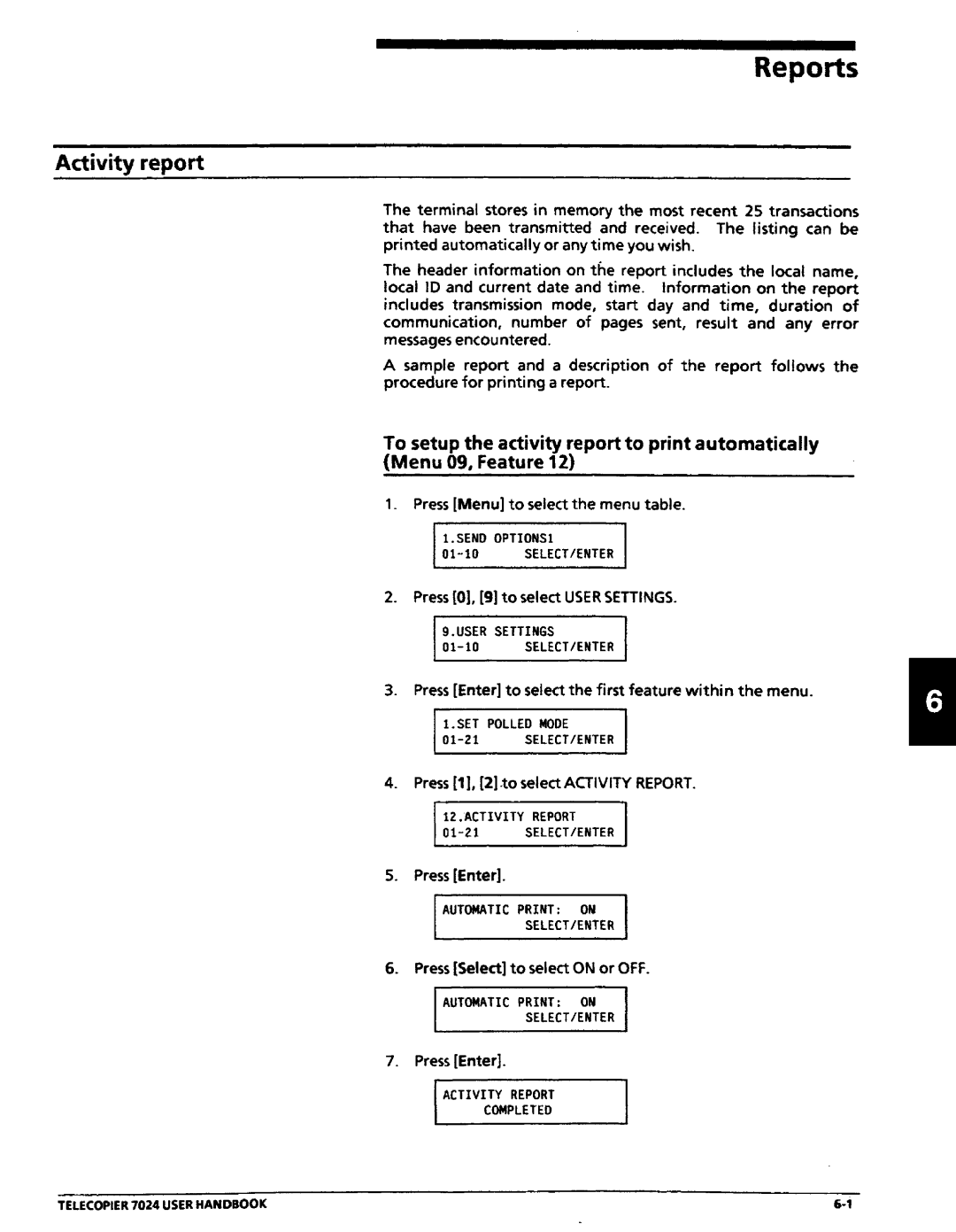 Xerox 7024 manual 