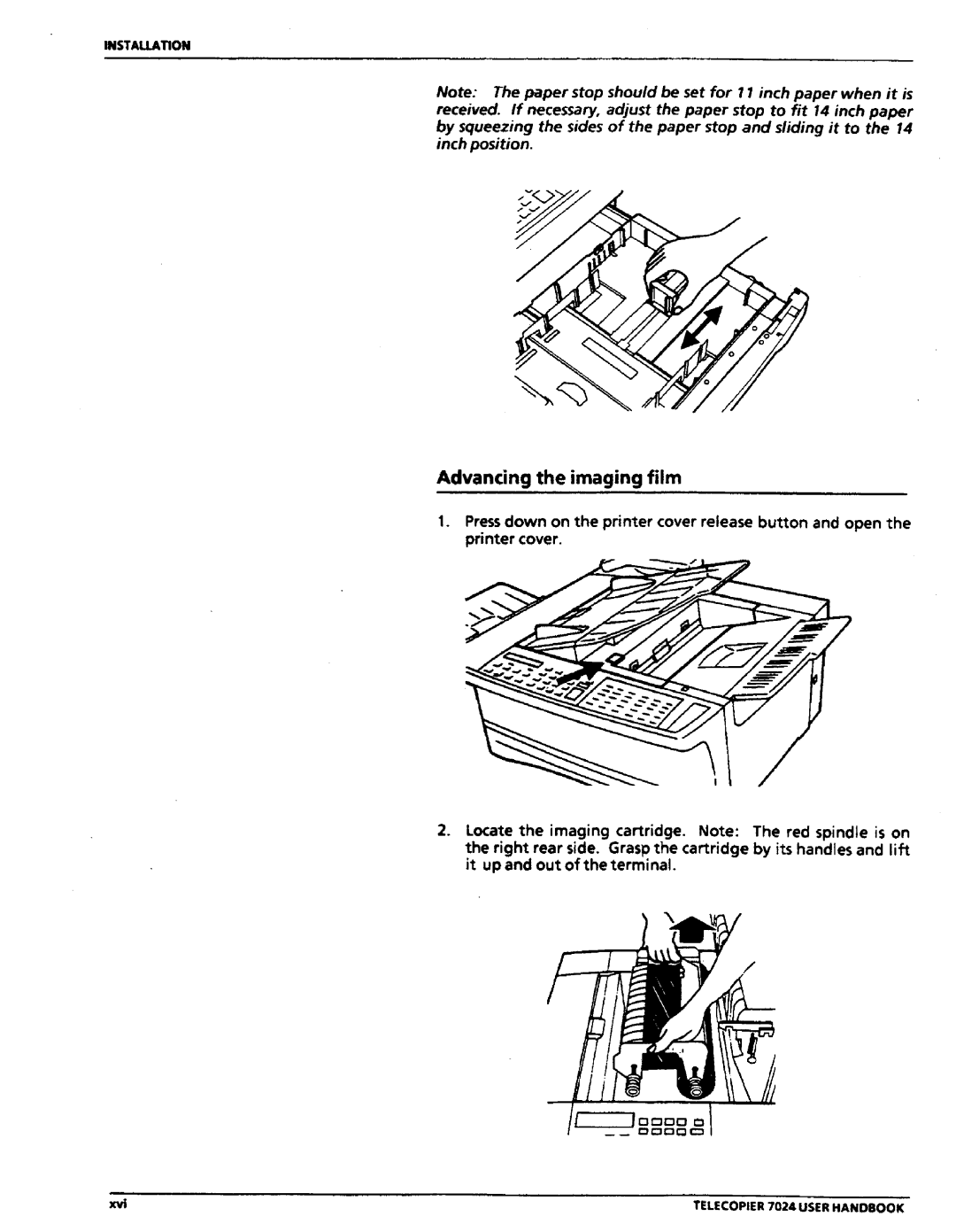 Xerox 7024 manual 