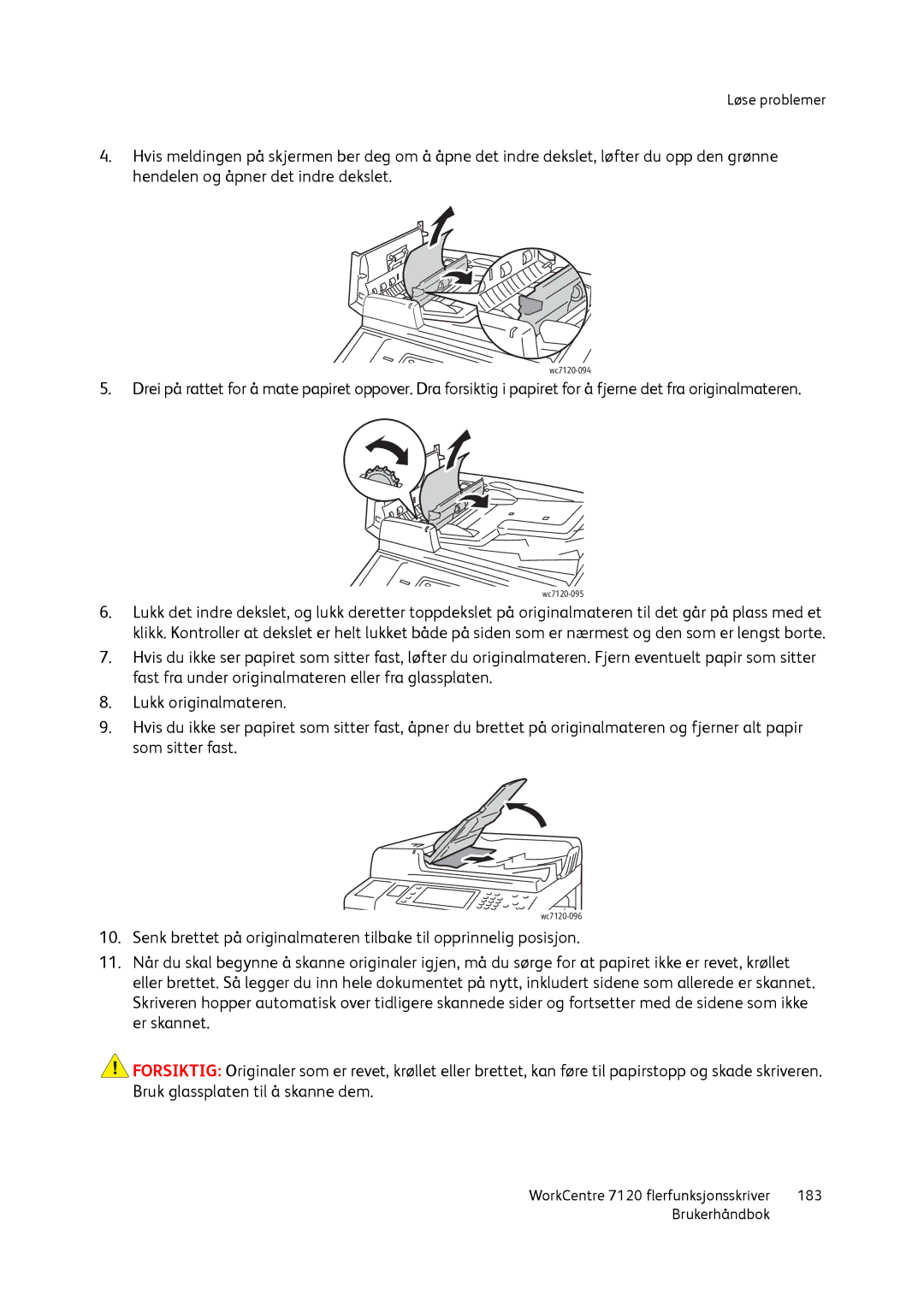 Xerox 7120 manual 183 