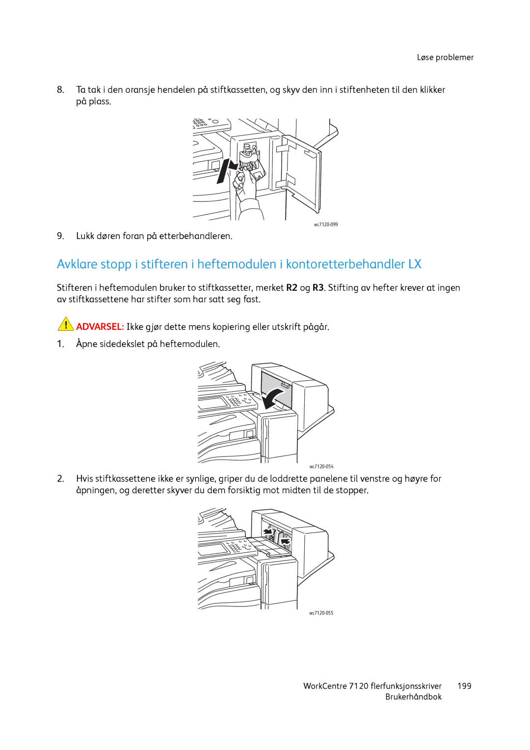 Xerox 7120 manual 199 