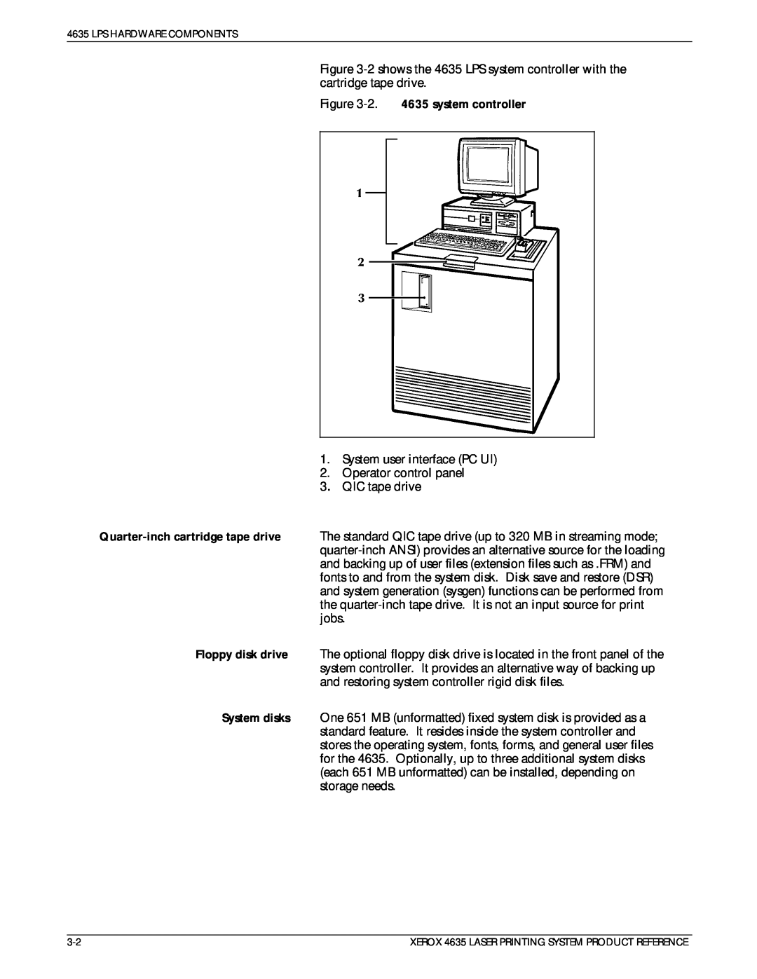 Xerox 721P83071 manual 2. 4635 system controller 