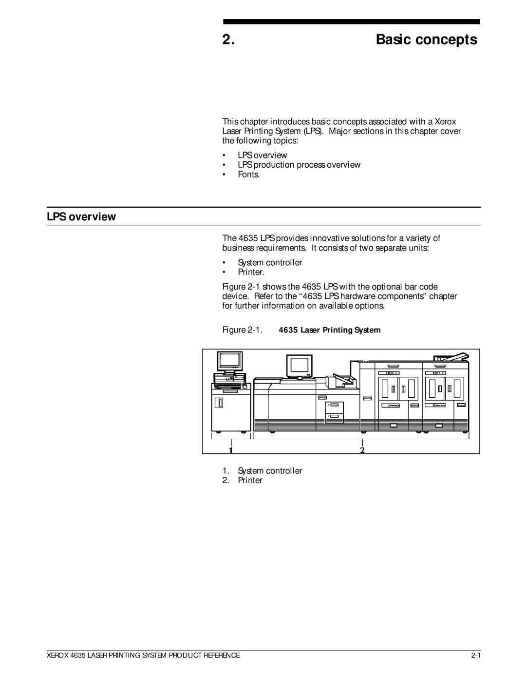 Xerox 721P83071 manual Basic concepts 