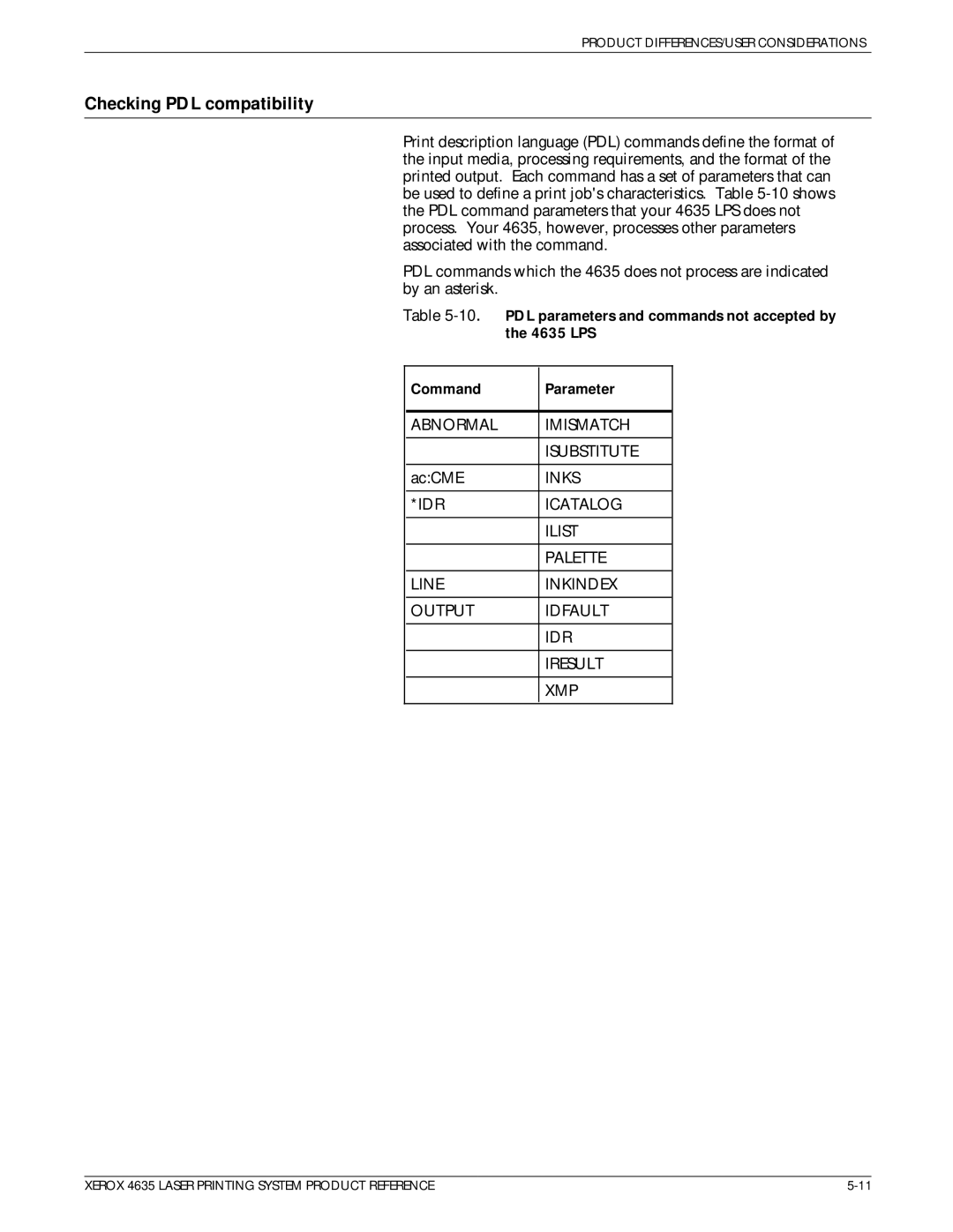 Xerox 721P83071 manual Checking PDL compatibility 