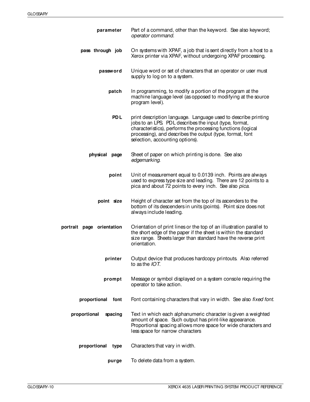 Xerox 721P83071 manual Pdl 